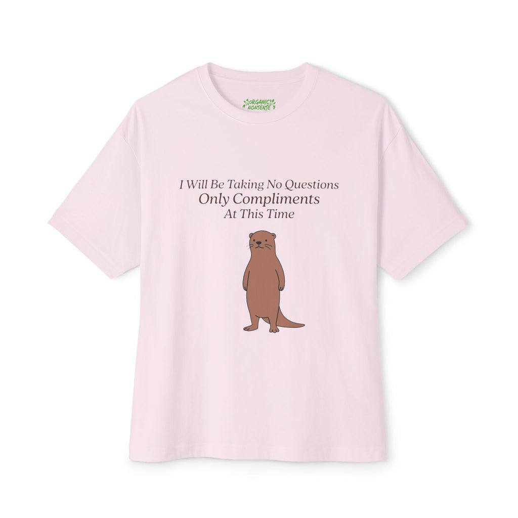 No Questions Oversized Otter Tee