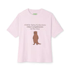 No Questions Oversized Otter Tee