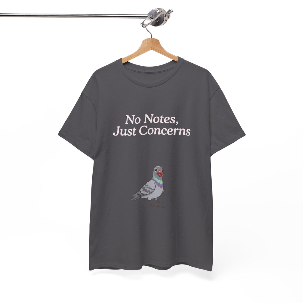 No Notes, Just Concerns Pigeon Tee