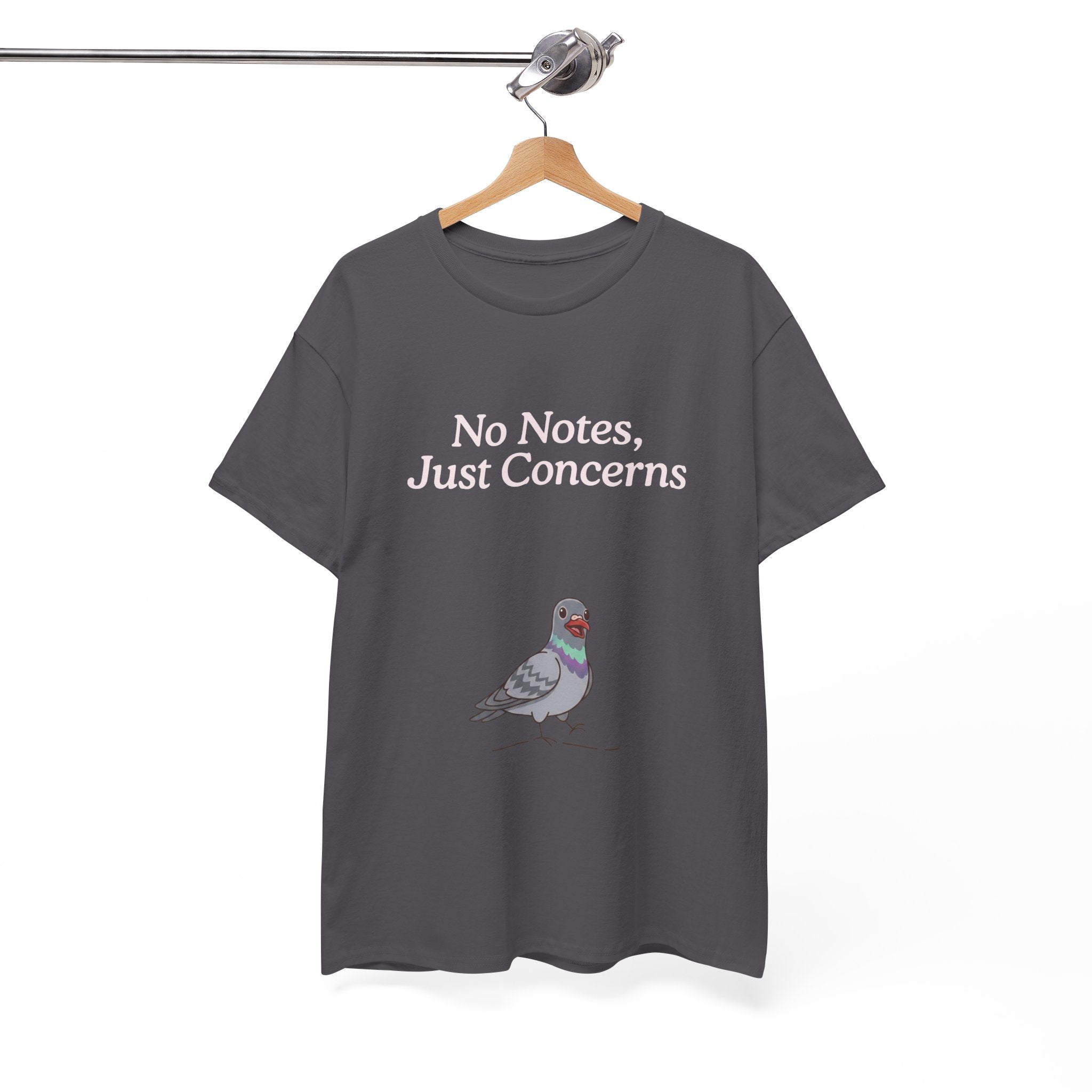 No Notes, Just Concerns Pigeon Tee