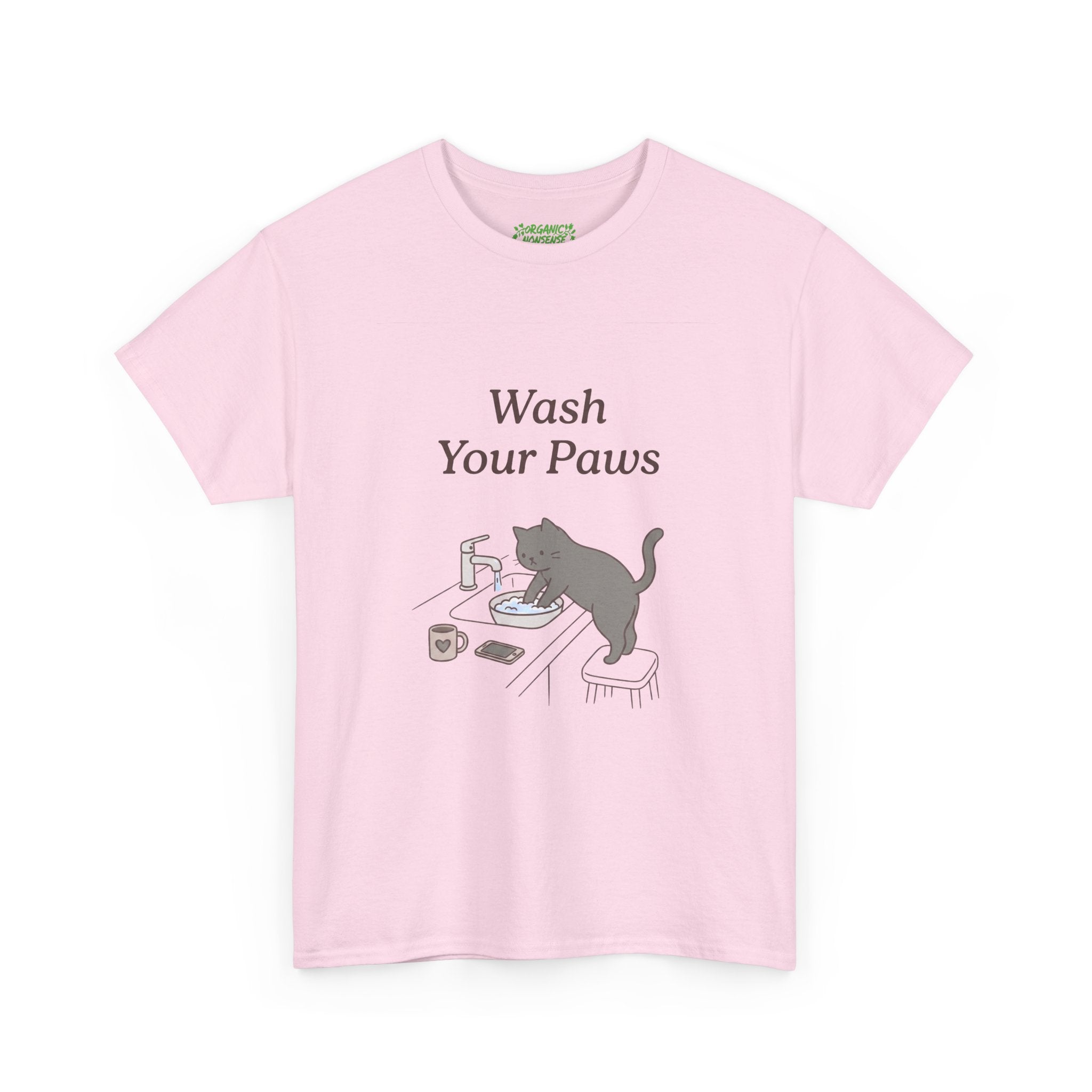 Wash Your Paws Cat Tee