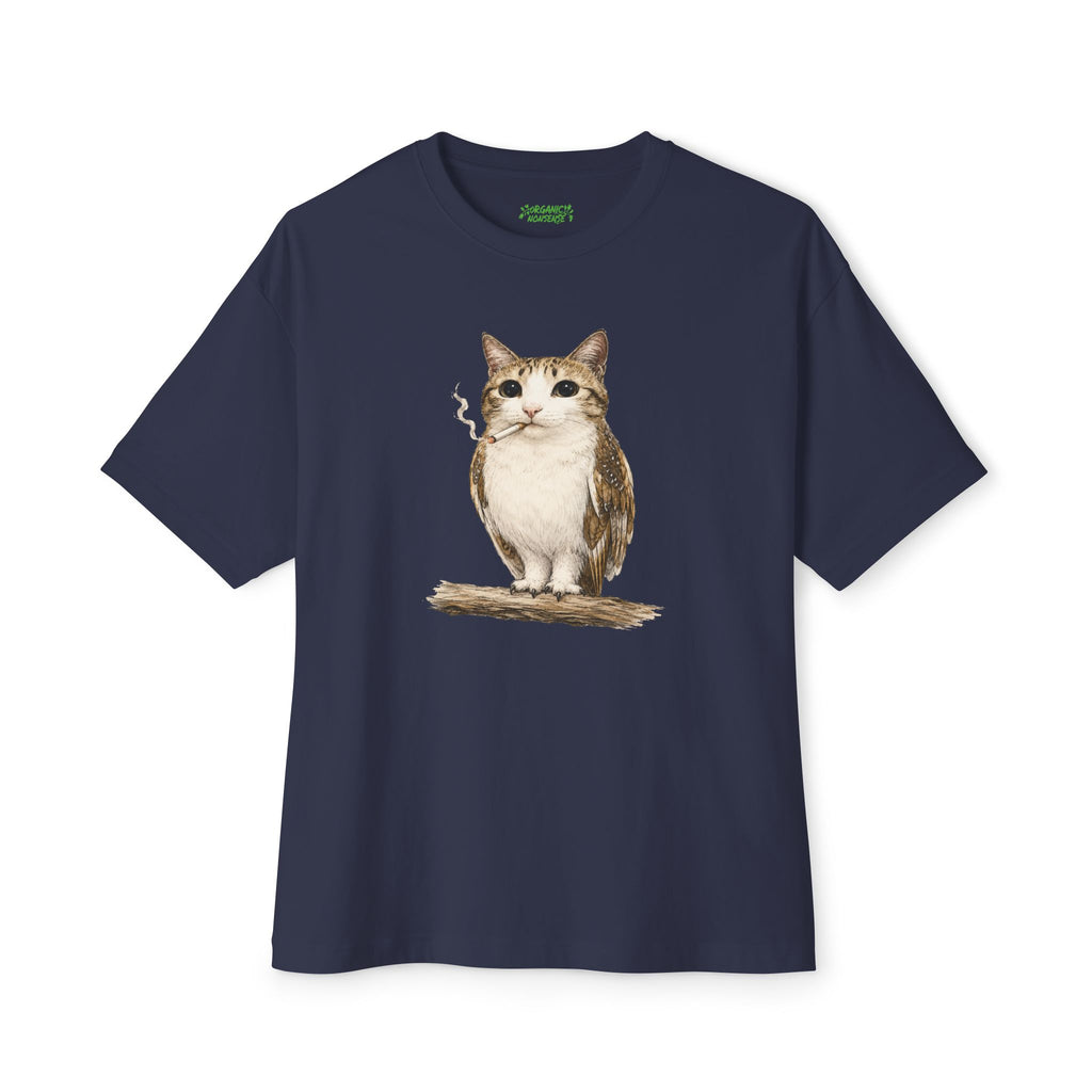 Meowl Smoking Oversized Tee