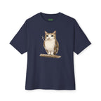 Meowl Smoking Oversized Tee