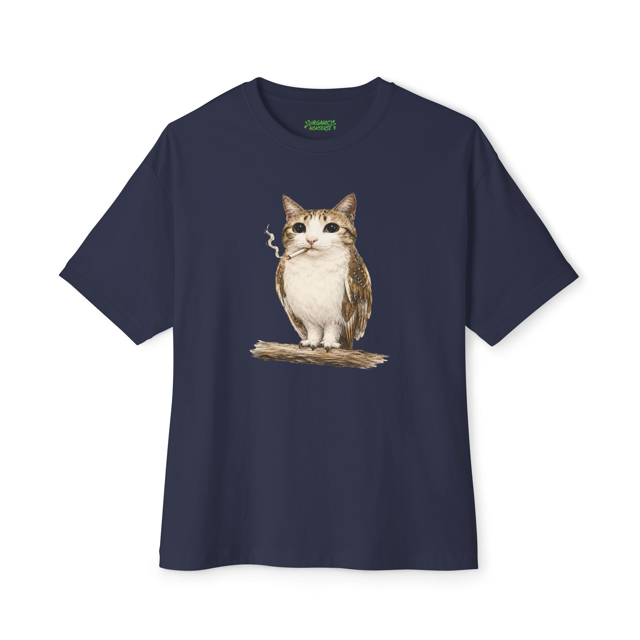 Meowl Smoking Oversized Tee