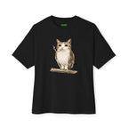 Meowl Smoking Oversized Tee