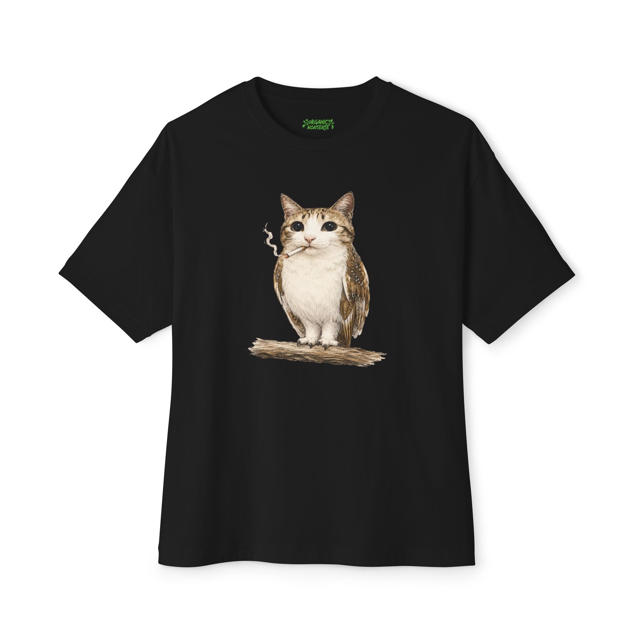 Meowl Smoking Oversized Tee
