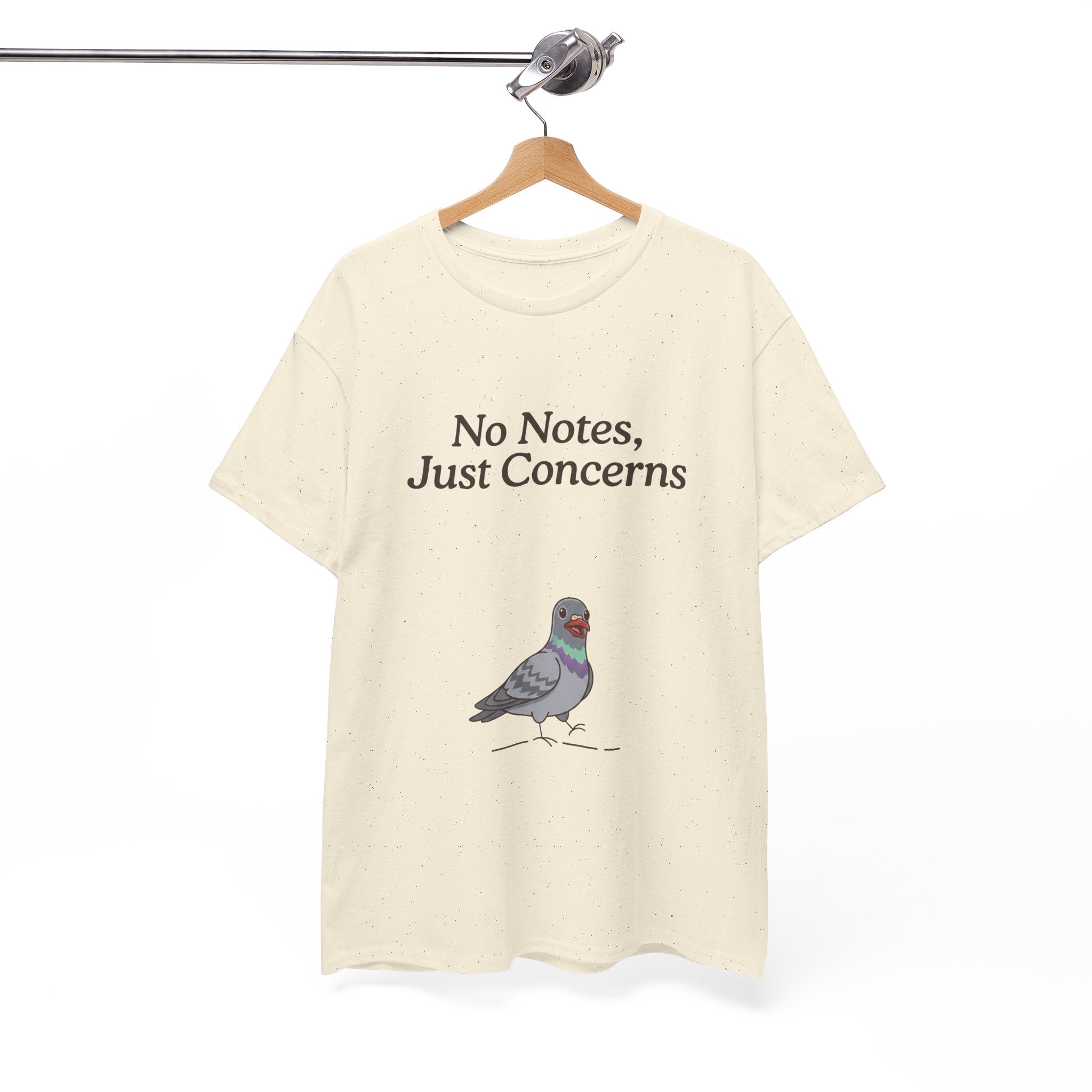 No Notes, Just Concerns Pigeon Tee
