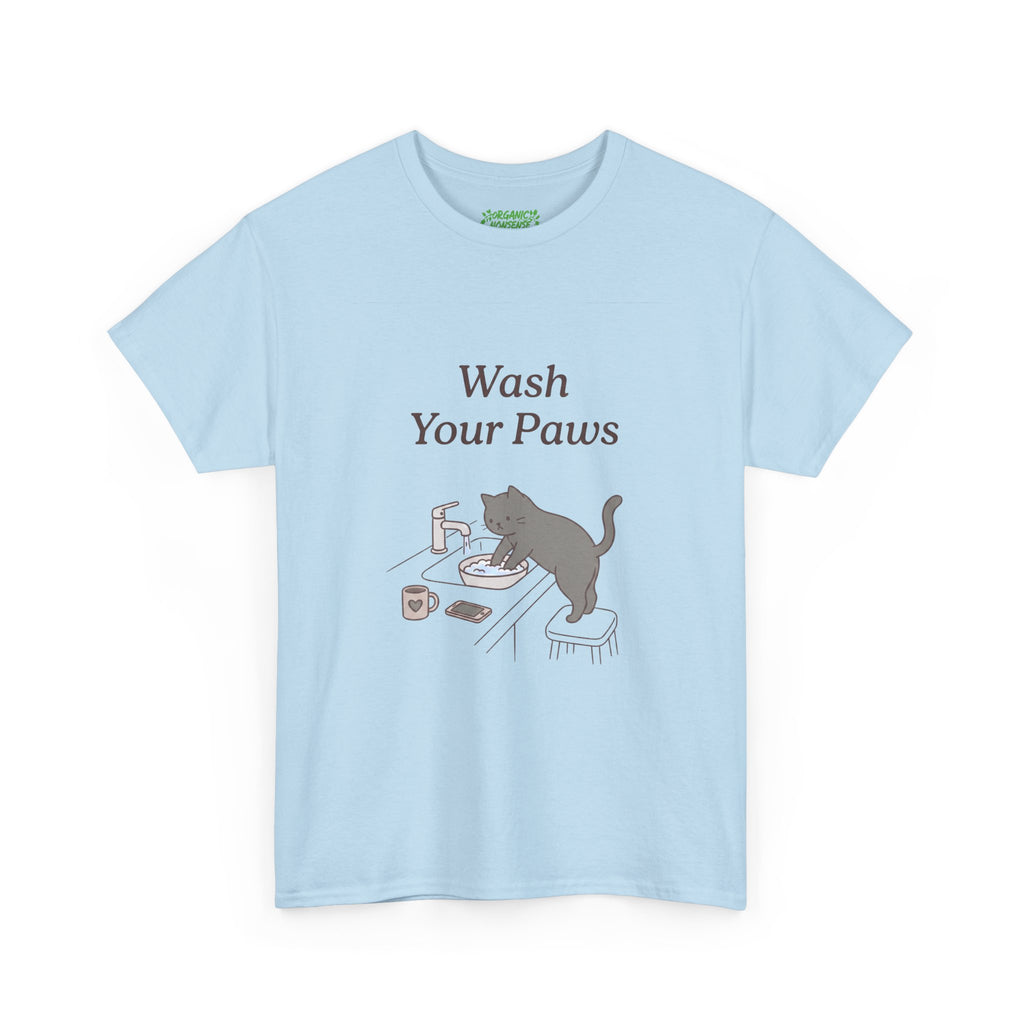 Wash Your Paws Cat Tee