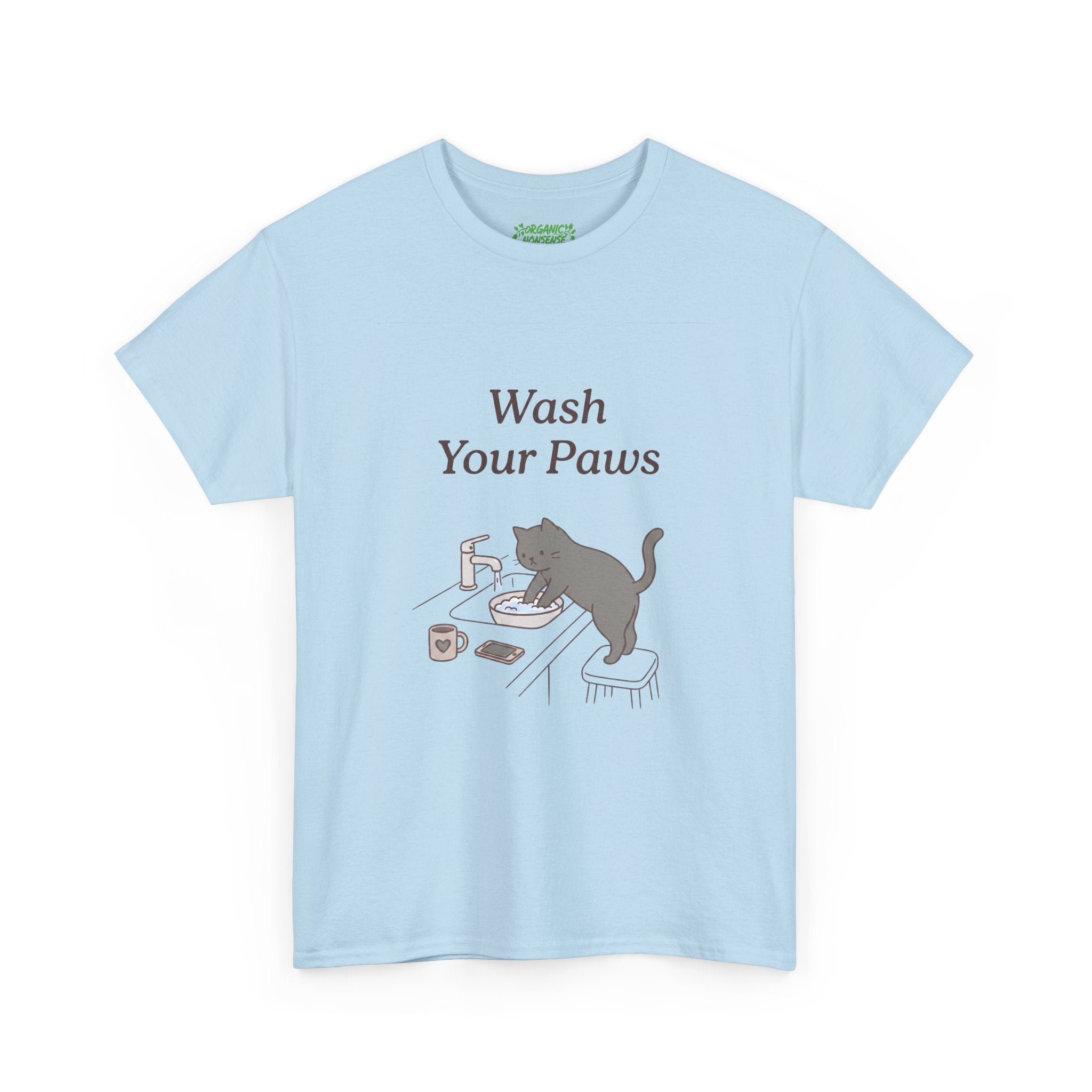 Wash Your Paws Cat Tee