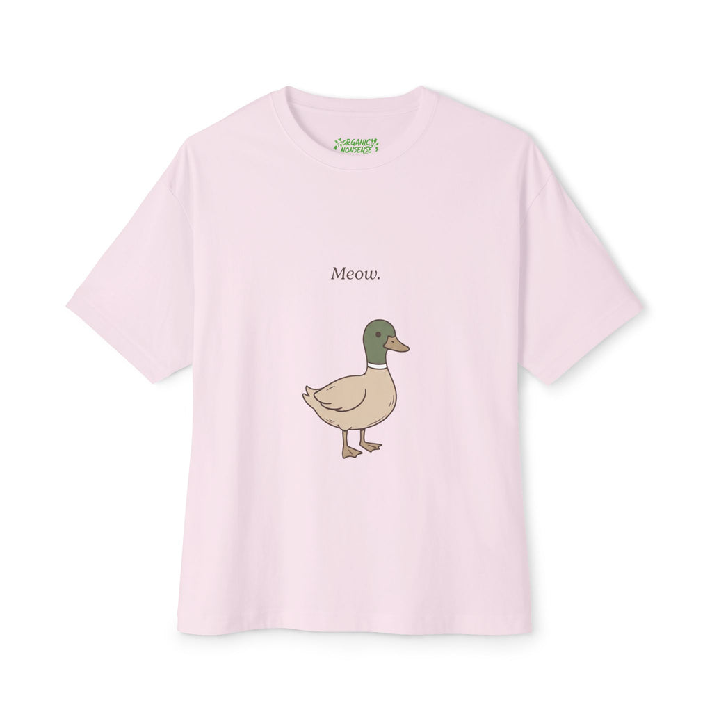 Meow. Oversized Duck Tee