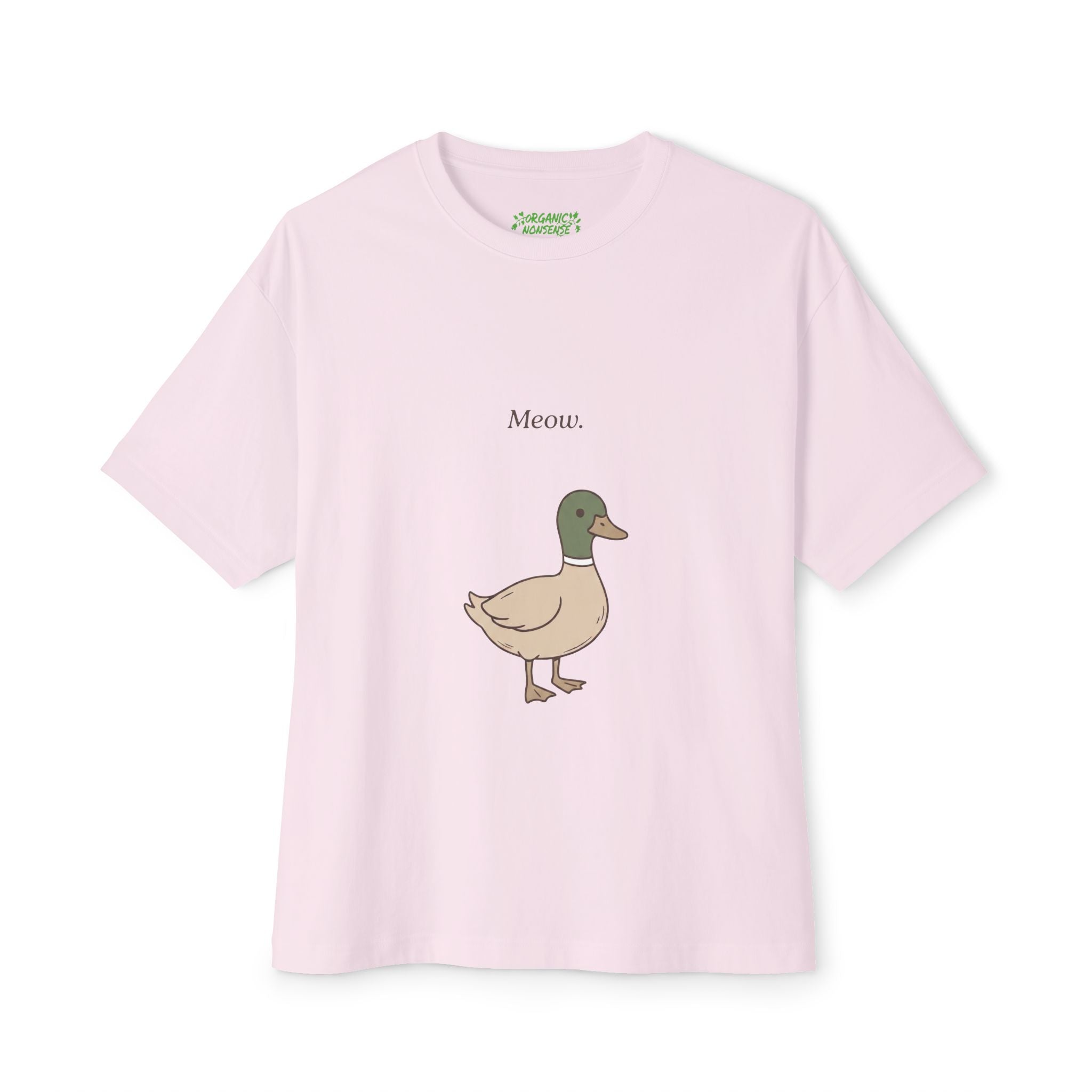Meow. Oversized Duck Tee