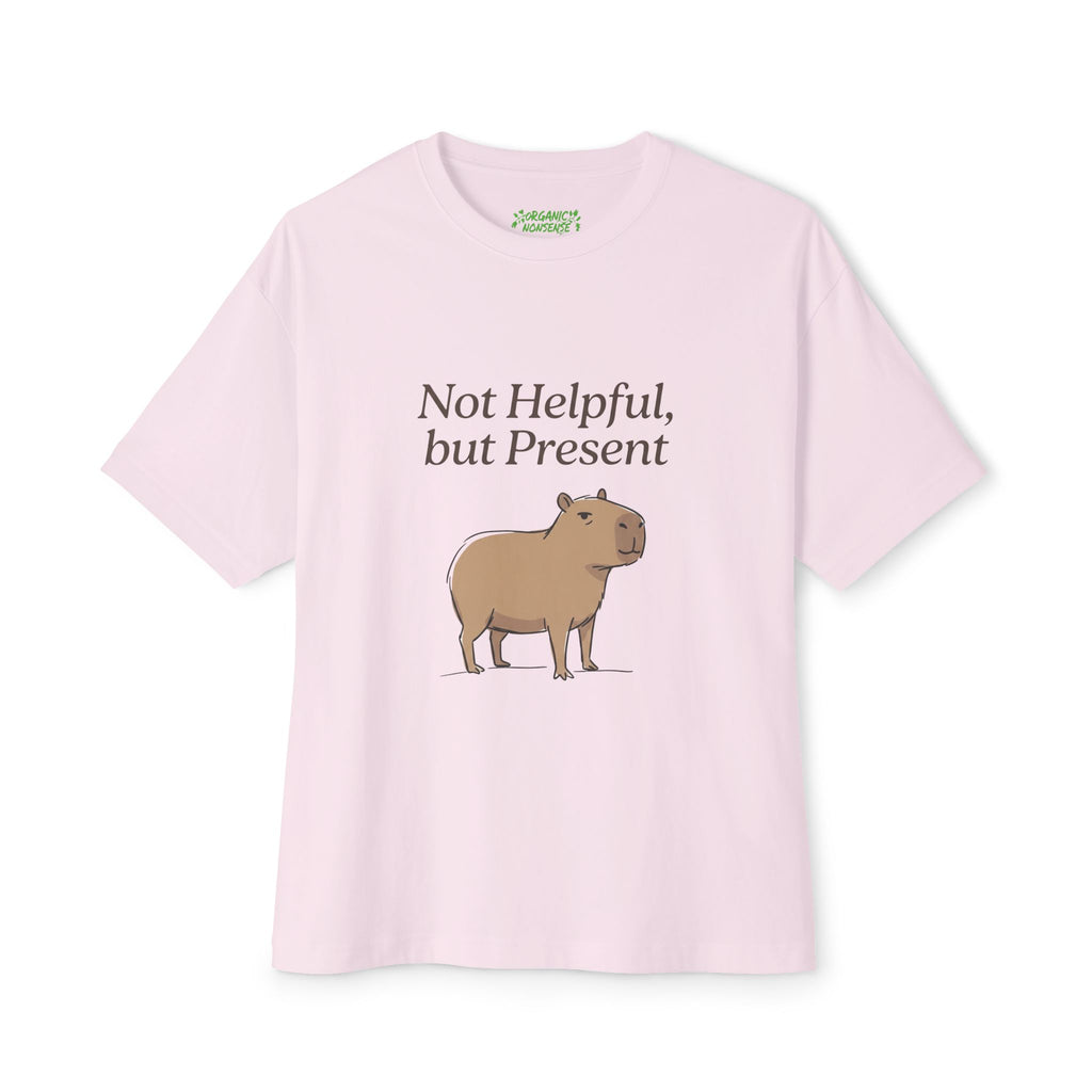 Not Helpful, but Present Oversized Capybara Tee