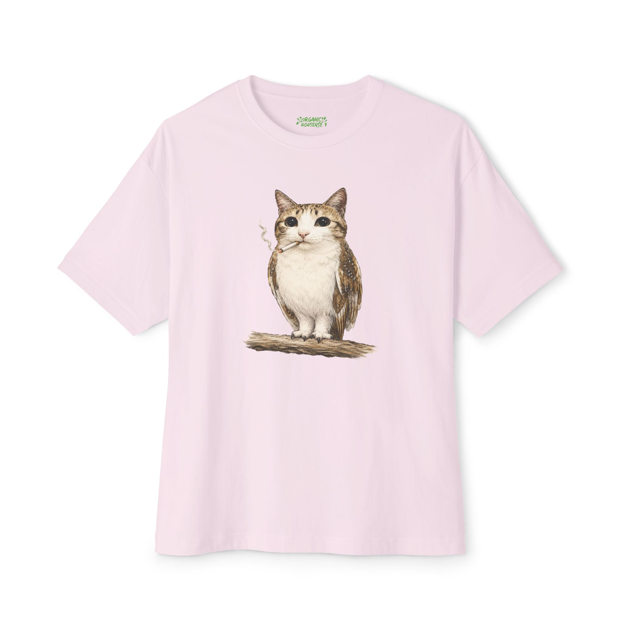 Meowl Smoking Oversized Tee