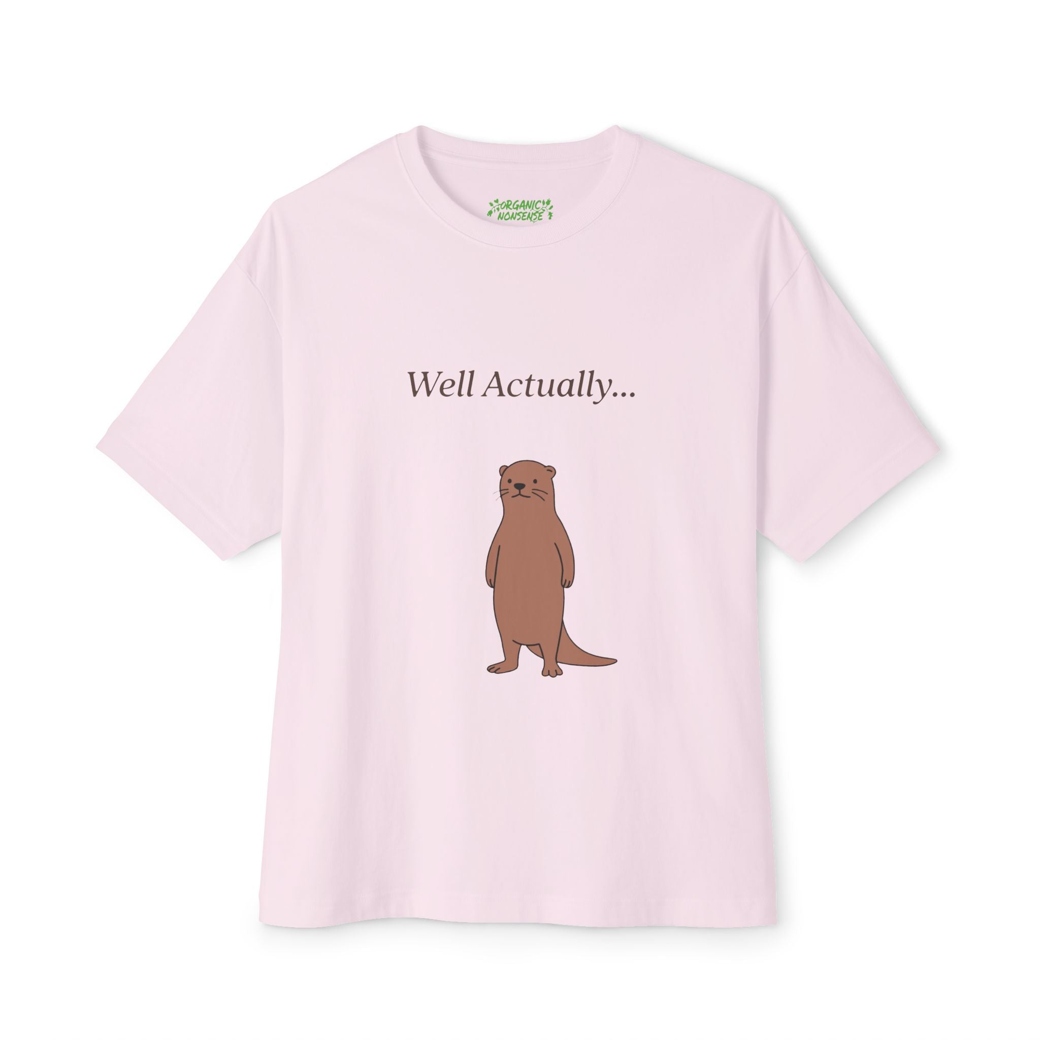 Well Actually Oversized Otter Tee