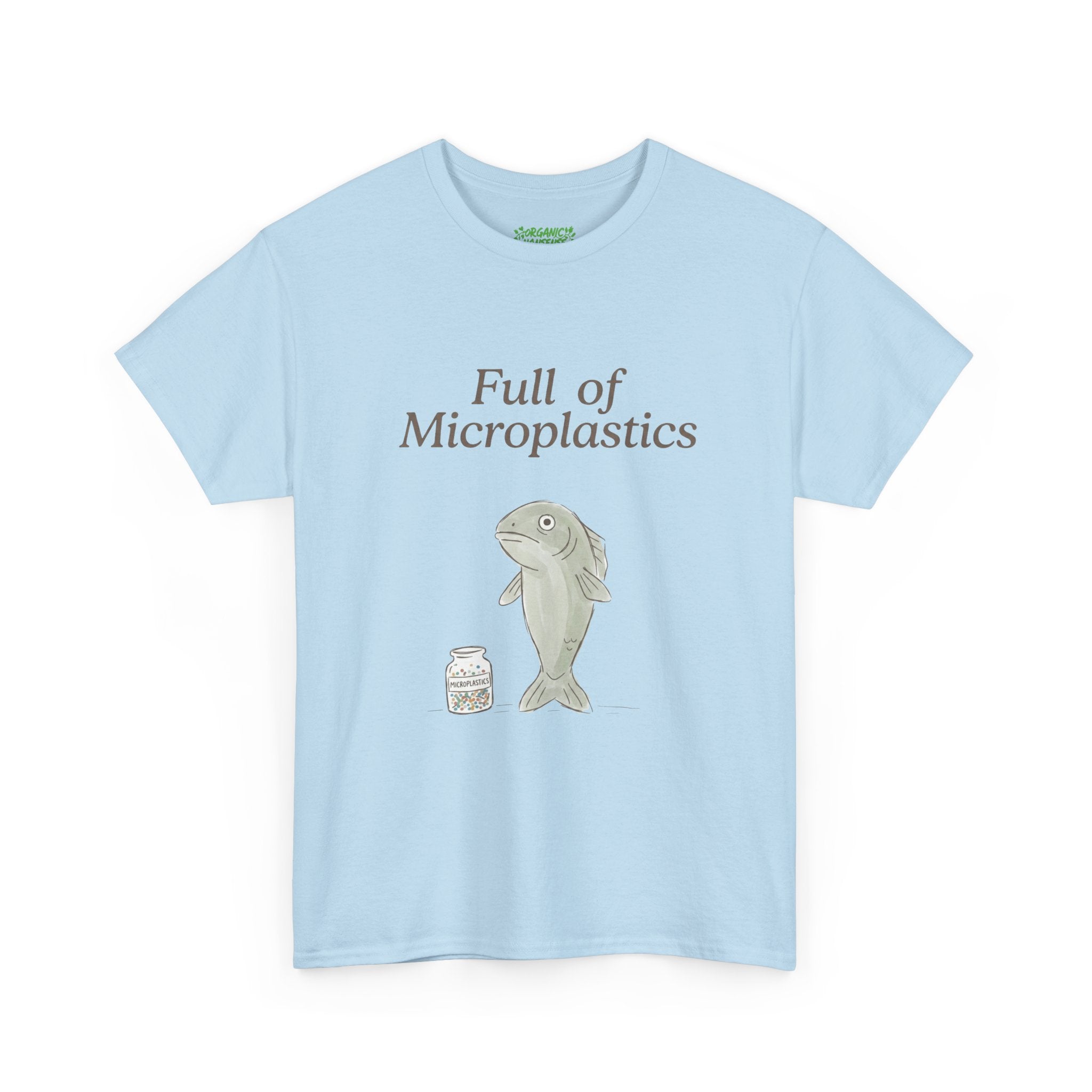 Full of Microplastics Fish Tee