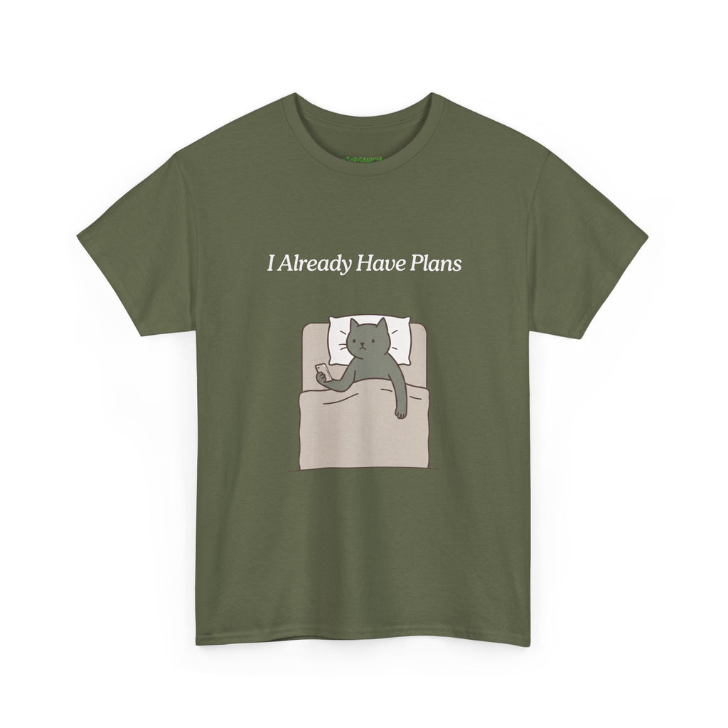 I Already Have Plans Cat Tee
