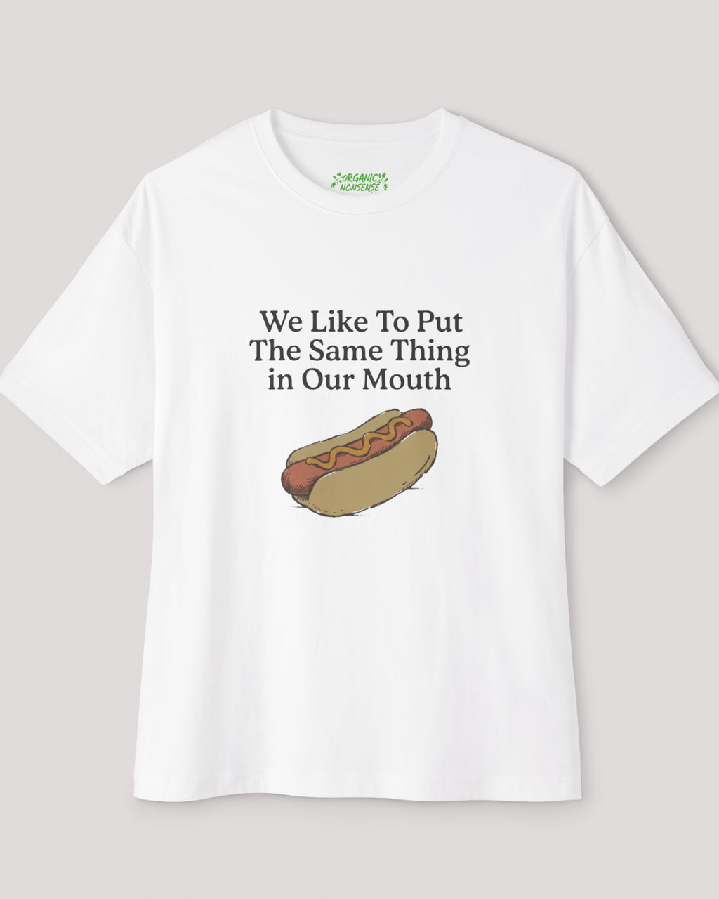 Oversized Hot Dog Tee