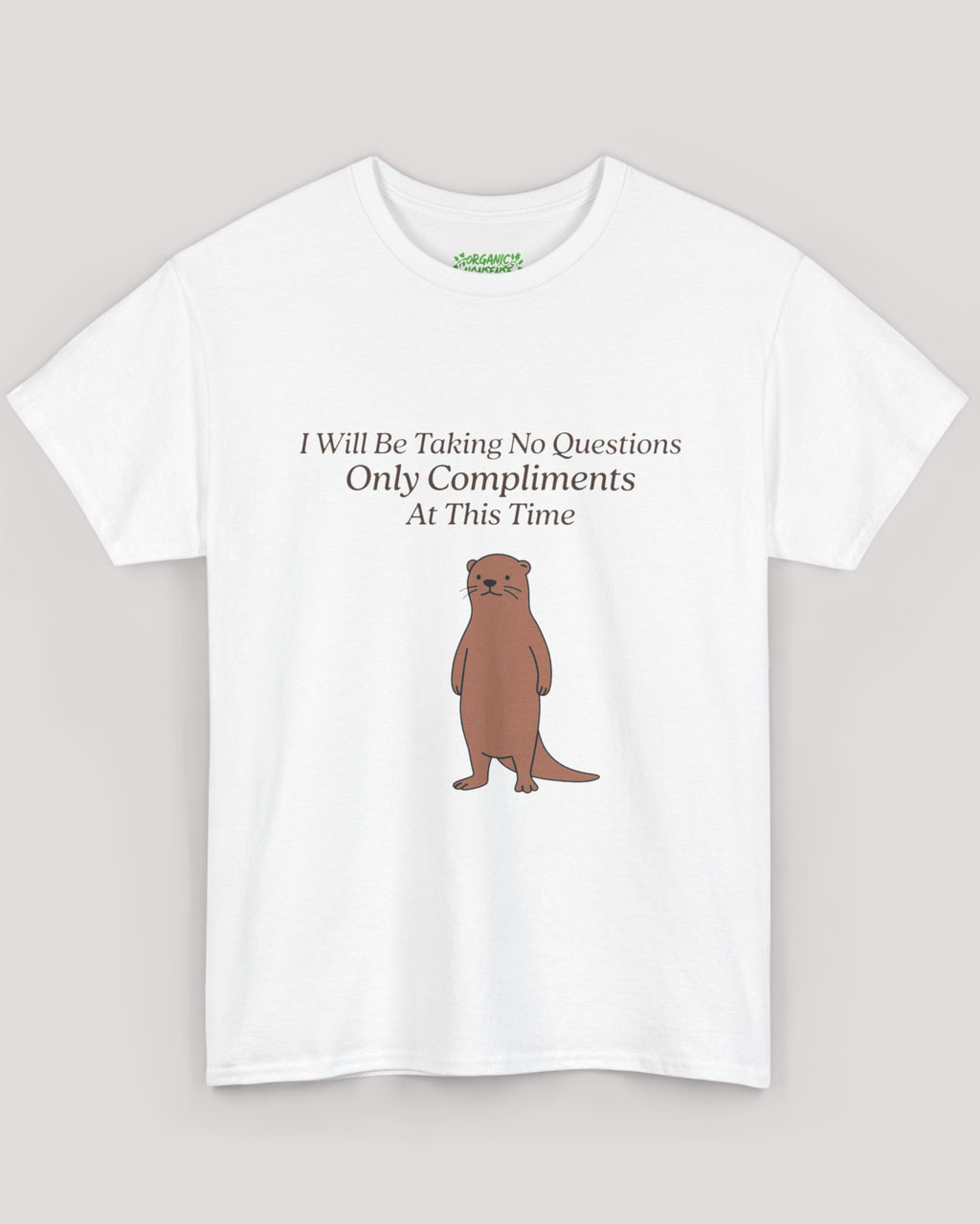 No Questions Otter Tee