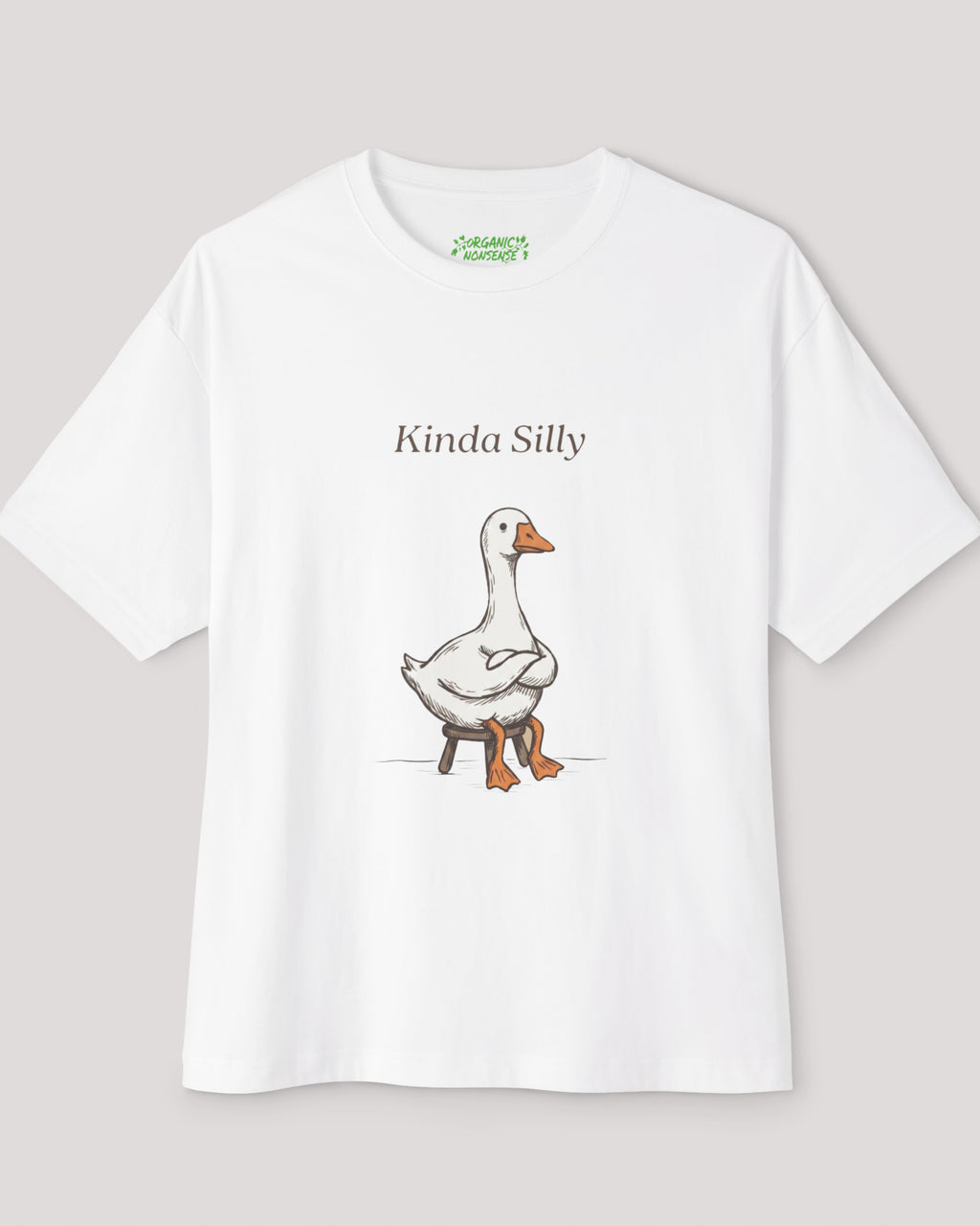 Kinda Silly Oversized Goose Tee