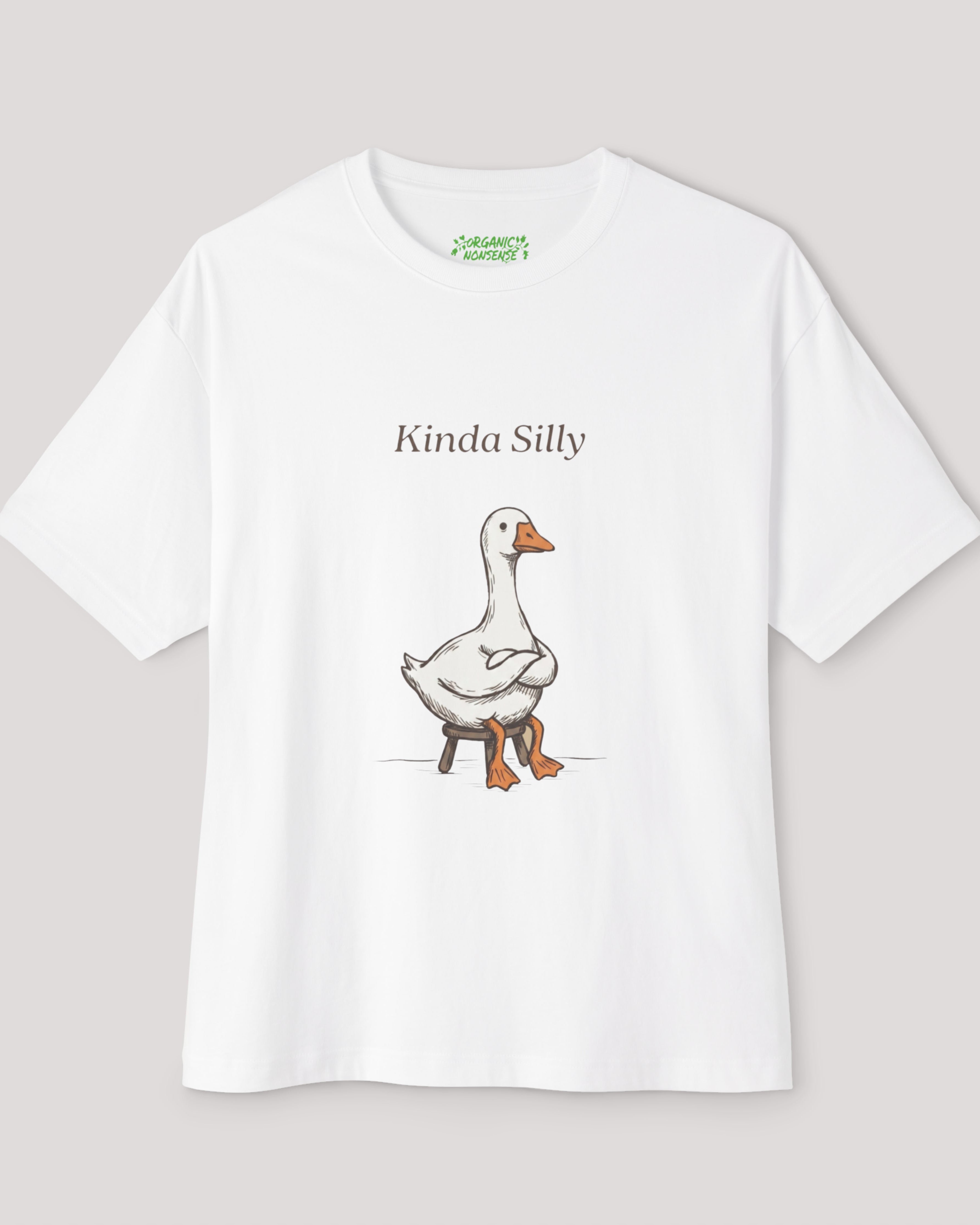 Kinda Silly Oversized Goose Tee