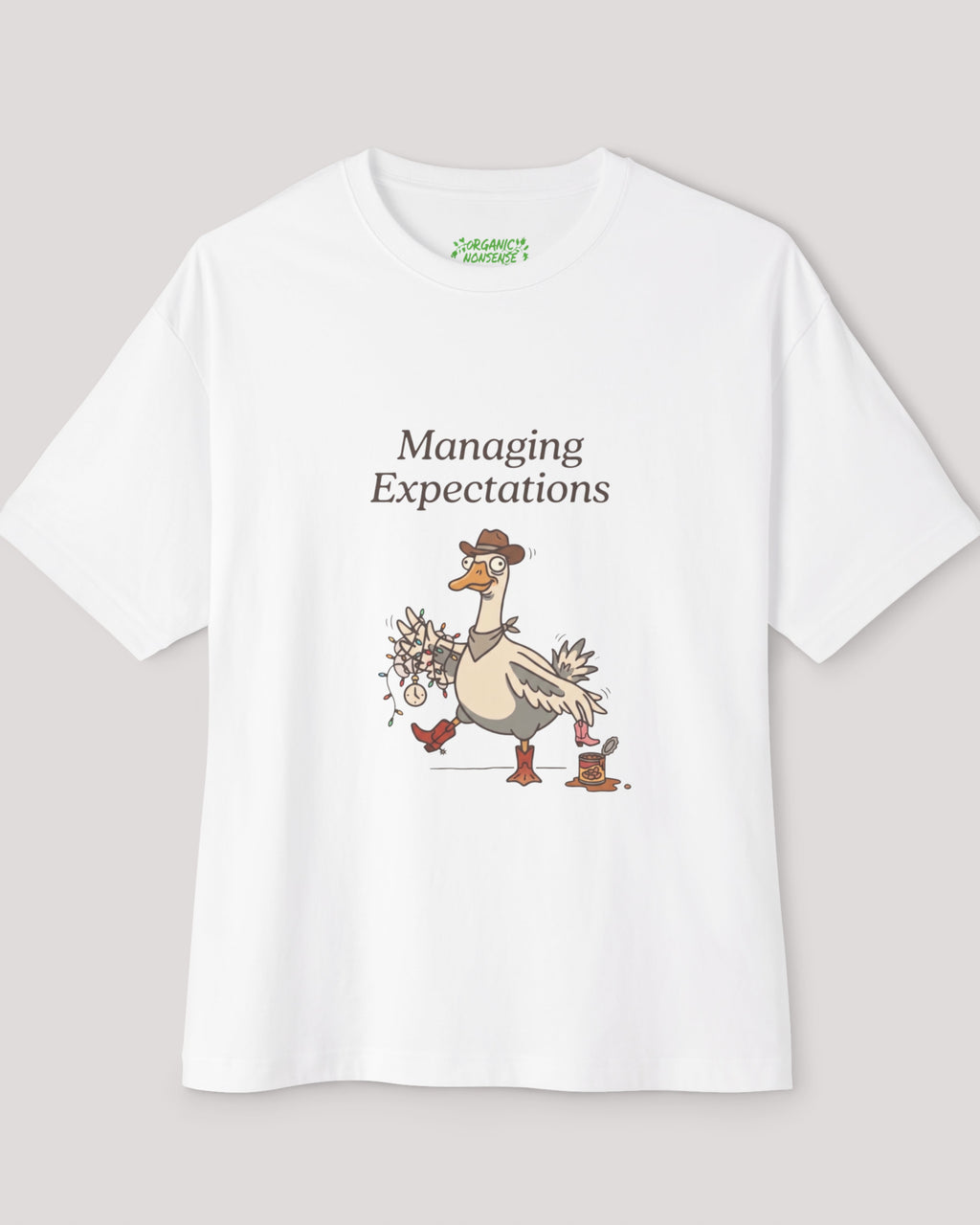 Managing Expectations Oversized Goose Tee