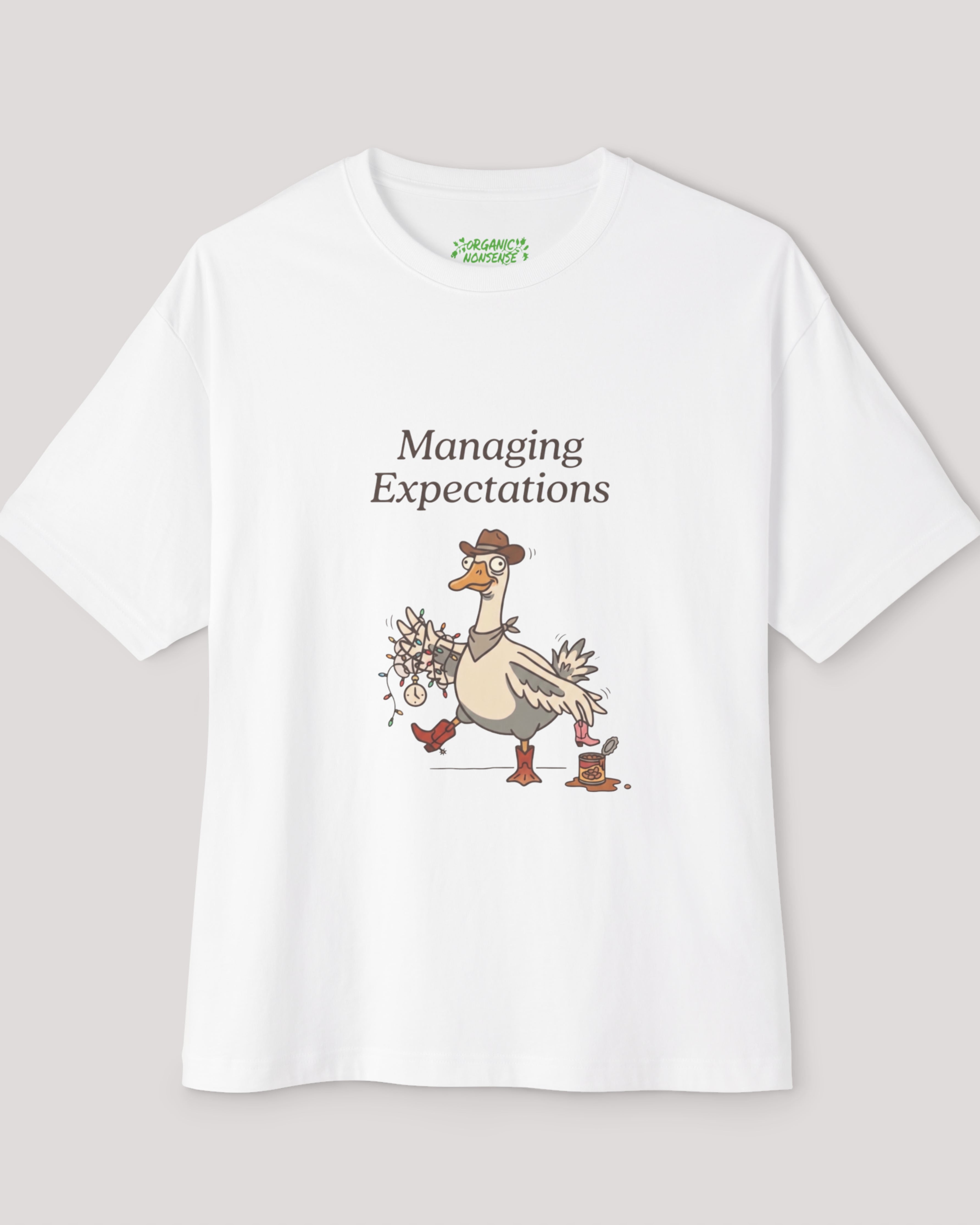 Managing Expectations Oversized Goose Tee