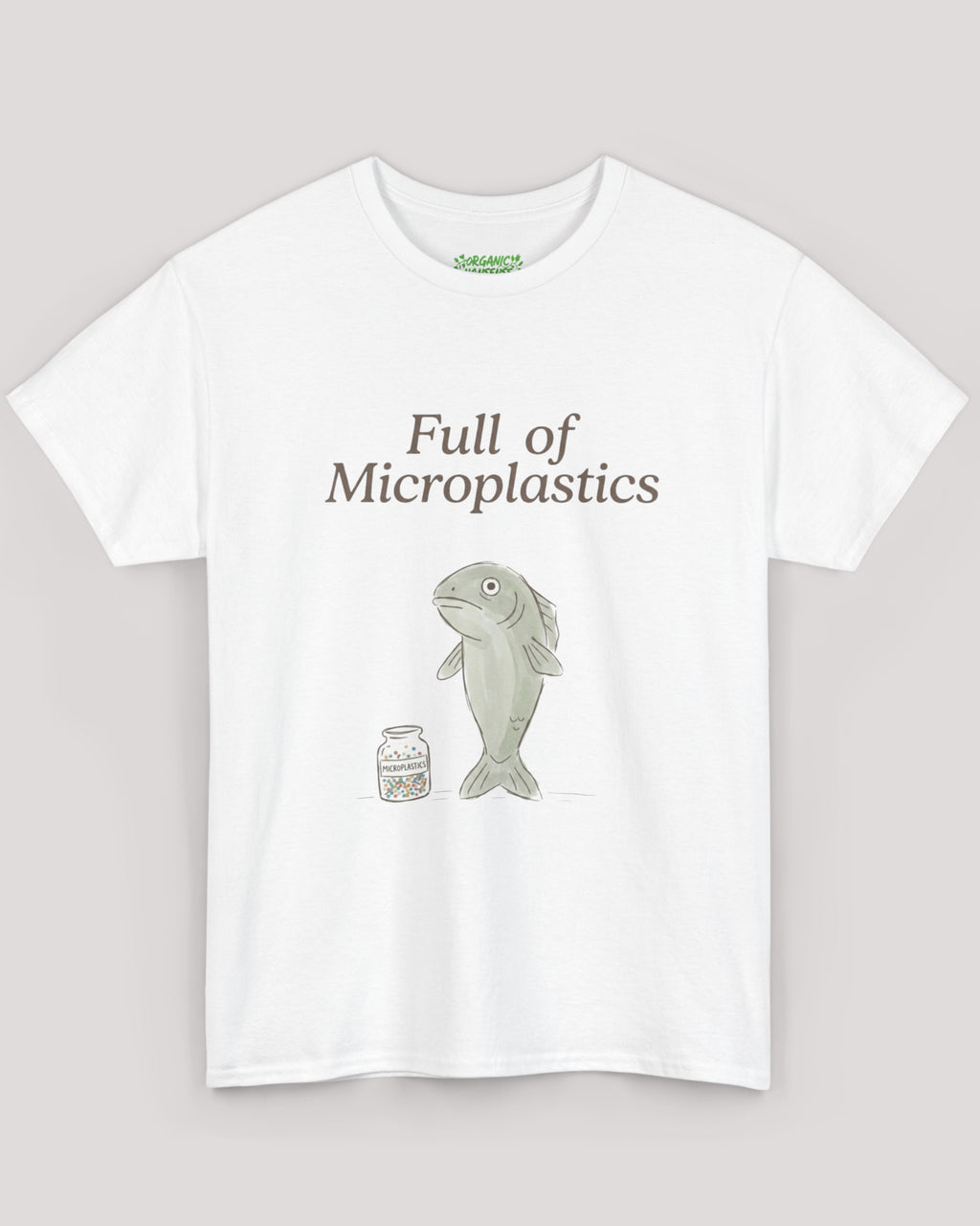 Full of Microplastics Fish Tee