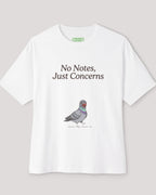 No Notes, Just Concerns Oversized Pigeon Tee