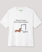 Please Lower Your Expectations Oversized Dachshund Tee