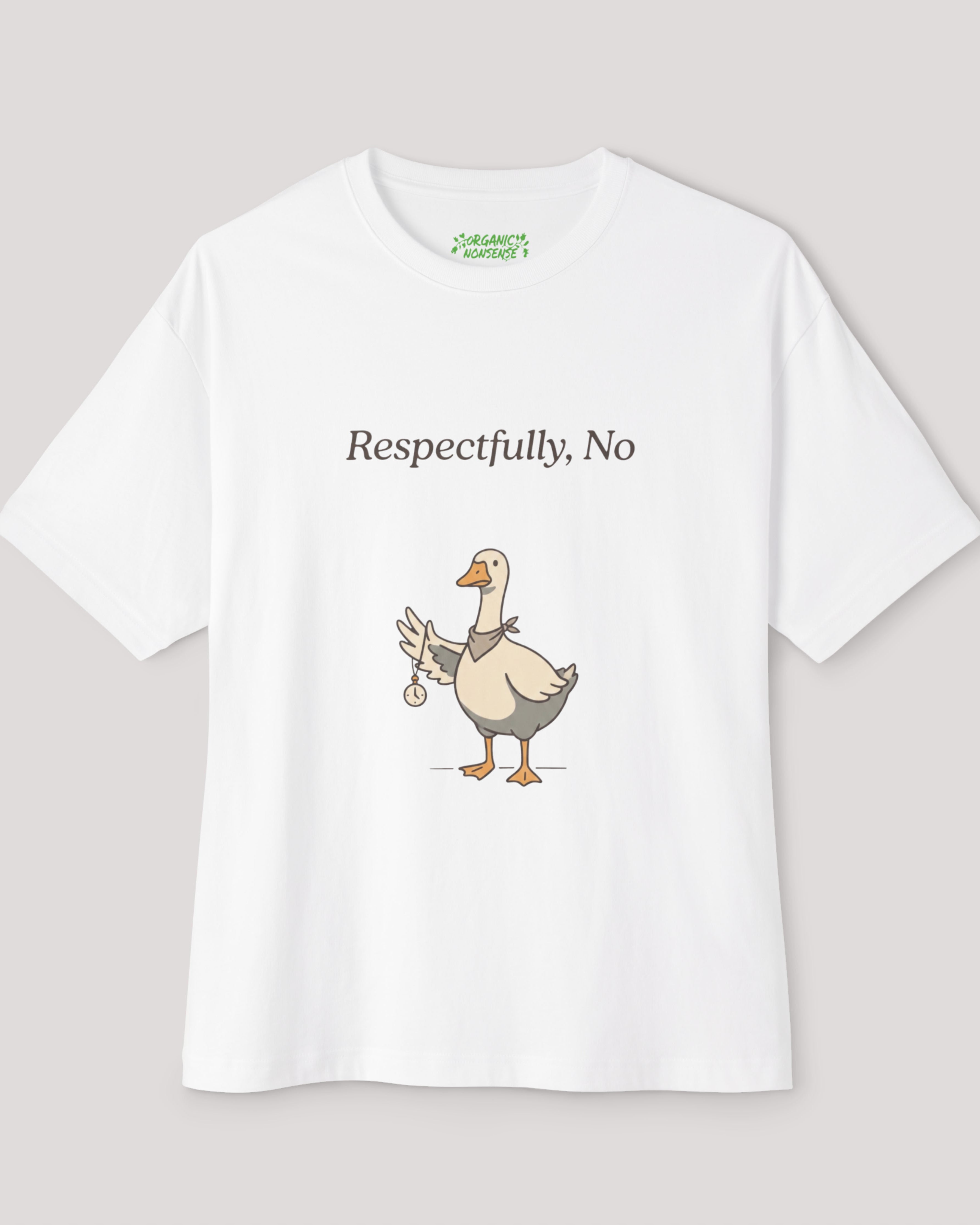 Respectfully, No Oversized Goose Tee