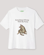 Something’s Wrong With My Pussy Oversized Cat Tee