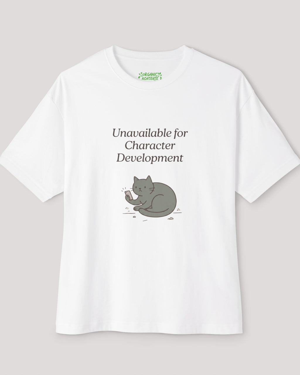 Unavailable for Character Development Oversized Cat Tee