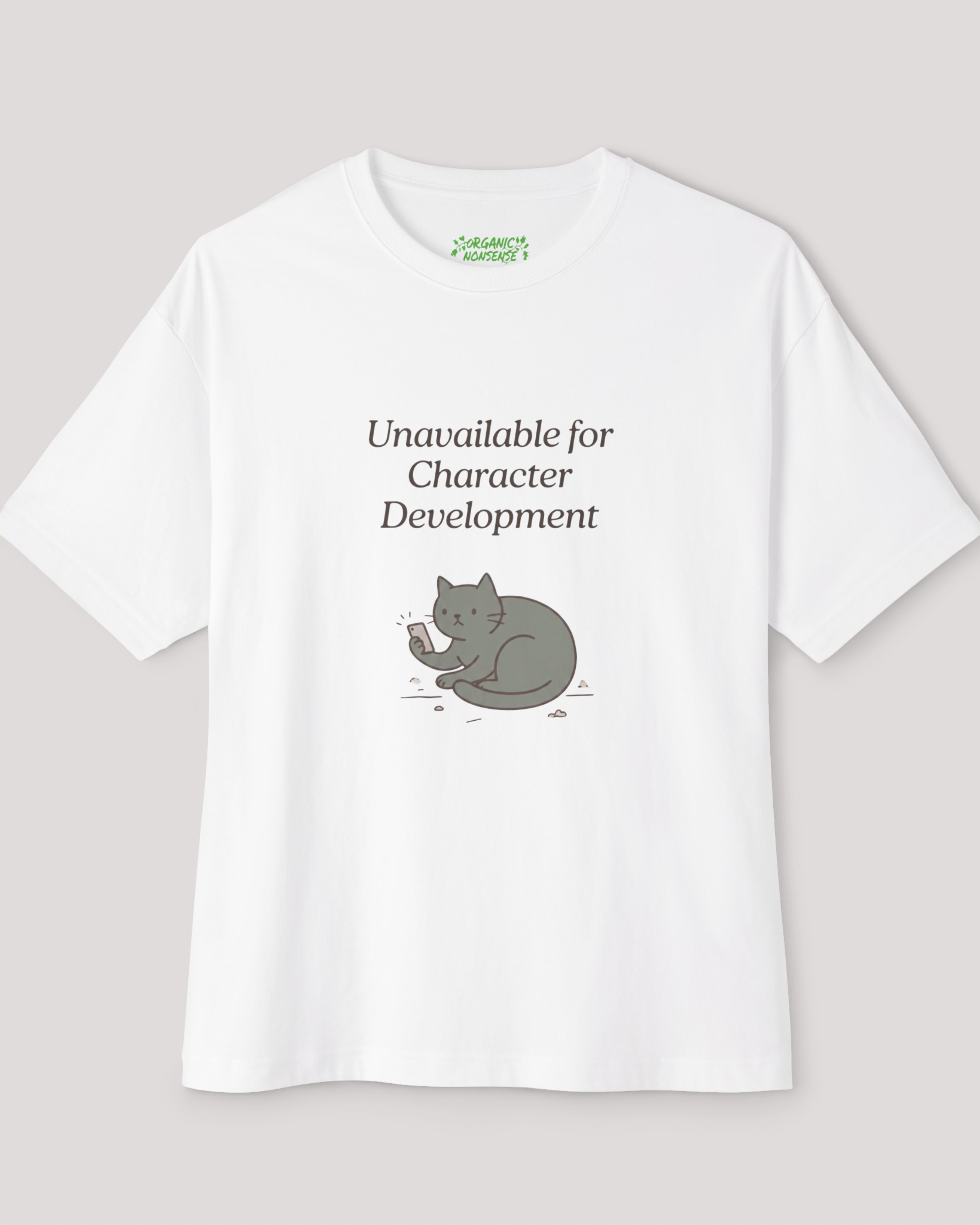 Unavailable for Character Development Oversized Cat Tee