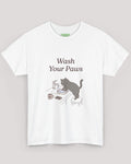 Wash Your Paws Cat Tee