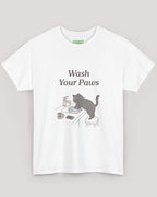 Wash Your Paws Cat Tee