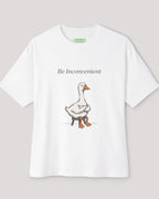 Be Inconvenient Oversized Goose Tee