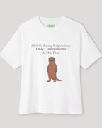 No Questions Oversized Otter Tee